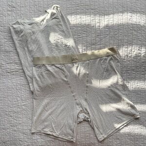 Skims Oatmeal Boyfriend Set